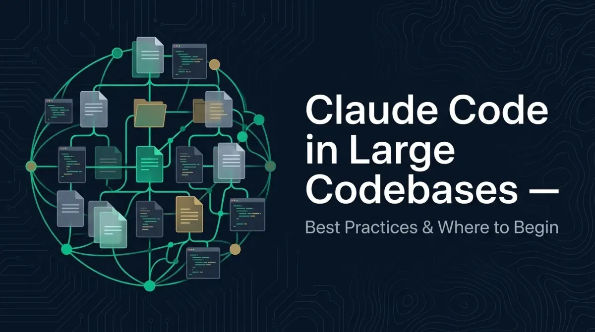 Claude Code in Large Codebases: Best Practices and Where to Begin